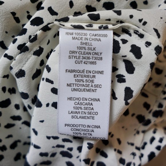 NEW Joie Acrux B Silk Tank in Porcelain Caviar Size XS - Picture 7 of 8